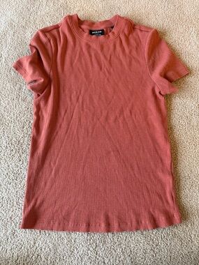 Prana Ribbed Crewneck Top